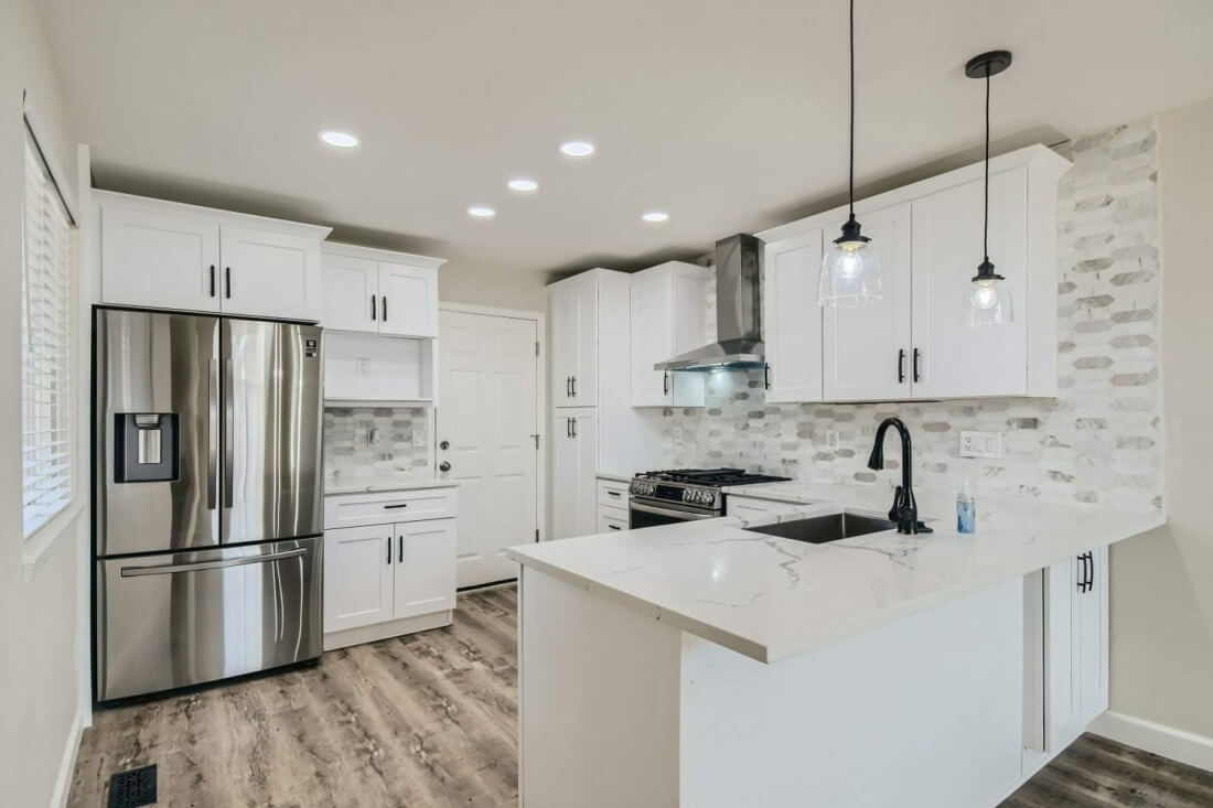 Kitchen Remodel Quartz Countertops Denver Colorado