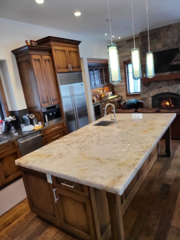 Denver Countertops Project in Crystallo Quartzite